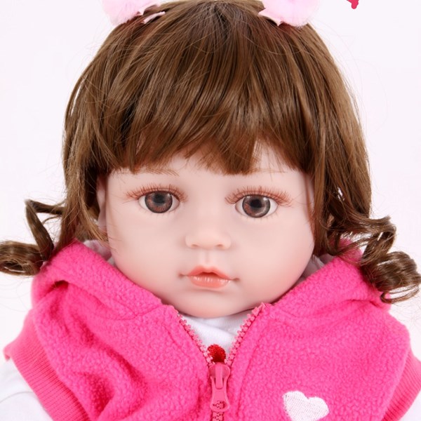 Bebê Sweetie Reborn (R) Silicone-doll 48cm - Pode dar banho