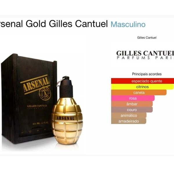 Perfume Arsenal Golden Masculino 100ml Original 